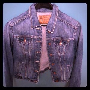 Denim jacket.